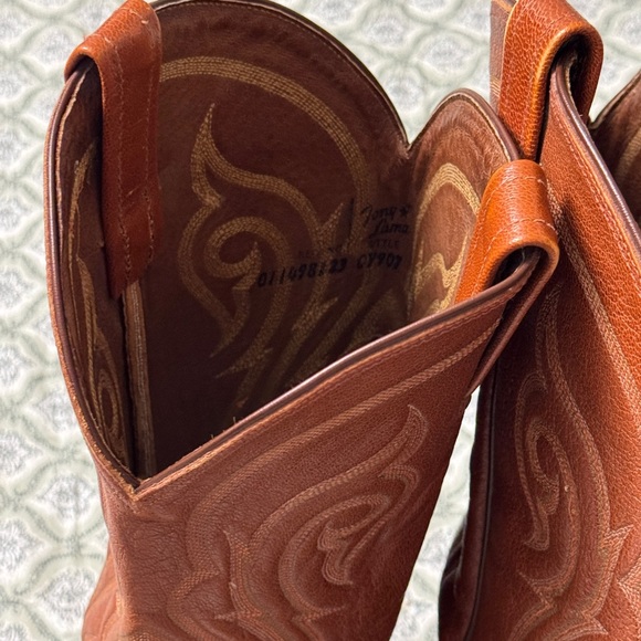 Tony Lama Brown Leather Men’s Western Cowboy Boots Size 12 D Workwear Classic main image 12